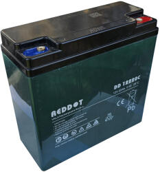 RedDot 12V 22Ah DD12220C 6-DZM-20 csavaros ciklikus elektromos kerékpár akkumulátor (12V-22Ah-RedDot-DD12220C)