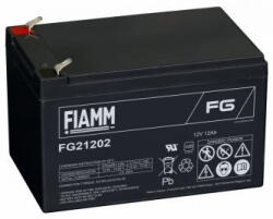 FIAMM 12V 12Ah FG21202 zárt ólomsavas zselés akkumulátor (FIAMM-FG21202)