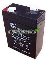 UPS Power 6V 2, 8Ah MC2.8-6 zárt ólomsavas zselés akkumulátor (UPS-Power-MC2-8-6)