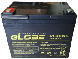 Globe U1-36NE 12V 36Ah kerekesszék rokkantkocsi akkumulátor (Globe-U1-36NE)