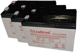 Leaftron 36V 15Ah LTC12-15 6-DZM-12 csúszósarus ciklikus elektromos kerékpár akkumulátor (36V-15Ah-Leaftron-LTC12-15-sarus)