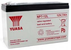 YUASA 12V 7Ah NP7-12L F2 zárt ólomsavas zselés akkumulátor (YUASA-NP7-12L)