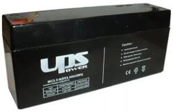 UPS Power 6V 3, 3Ah MC3.3-6 zárt ólomsavas zselés akkumulátor (UPS-Power-MC3-3-6)