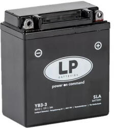 Landport SLA LB3-3 12V 3Ah 20A YB3-3 gondozásmentes AGM (zselés) motor akkumulátor (Landport-50312)