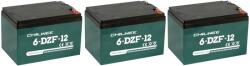 ZTECH CHILWEE 6-DZF-12 36V 12Ah 6-DZM-12 csavaros elektromos kerékpár akkumulátor (36V-12Ah-6DZM-12-CHILWEE-6DZF12-Csavaros)