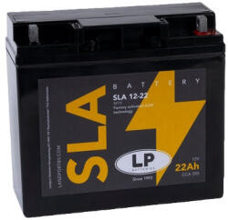 Landport SLA 12-22 12V 22Ah 250A jobb+ gondozásmentes AGM (zselés) motor akkumulátor (Landport-52113)