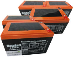 MotoBatt 6-DZM-12 60V 16Ah 6-DZF-12 csavaros ciklikus elektromos kerékpár akkumulátor (60V-16Ah-MotoBatt-6DZF13-Csavaros)