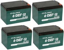 ZTECH CHILWEE 6-DZF-12 48V 12Ah 6-DZM-12 csavaros elektromos kerékpár akkumulátor (48V-12Ah-6DZM12-CHILWEE-6DZF12-Csavaros)
