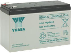YUASA 12V 8, 5Ah REW45-12 F2 Highrate/Longlife zárt ólomsavas zselés akkumulátor (YUASA-REW45-12)