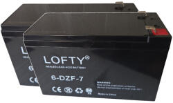Lofty 24V 7Ah 6-DZF-7 sarus ciklikus elektromos kerékpár akkumulátor (24V-7Ah-LOFTY-6DZF7)