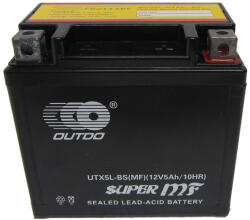 OUTDO UTX5L-BS YTX5L 12V 5AH 145A jobb+ motor akkumulátor (OUTDO-UTX5L-BS)