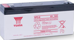 YUASA 6V 3Ah NP3-6 zárt ólomsavas zselés akkumulátor (YUASA-NP3-6)