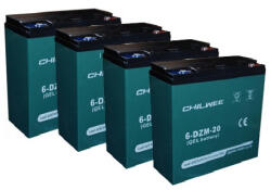 ZTECH CHILWEE 6-DZM-20 48V 20Ah 6-DZF-20 elektromos kerékpár akkumulátor (CHILWEE-48V-20Ah-6DZM20)
