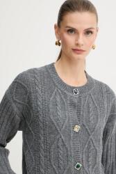 Liu Jo gyapjú kardigán - szürke XS
