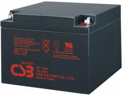 CSB-Battery 12V 26Ah GP12260 zárt ólomsavas zselés akkumulátor (CSB-GP-12260)
