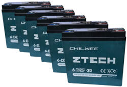 ZTECH 6-DZF-20 72V 20Ah CHILWEE 6-DZM-20 elektromos kerékpár akkumulátor (72V-20Ah-ZTECH-6-DZF-20-CHILWEE)
