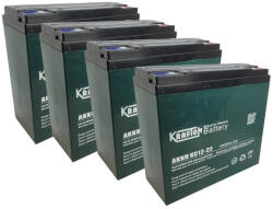 KRAFTON 48V 23Ah KC12-22 6-DZM-20 csavaros ciklikus elektromos kerékpár akkumulátor (48V-23Ah-Krafton-KC12-22)