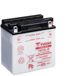 YUASA YB10L-B 12V 11Ah sav nélküli száraz motor akkumulátor (YUASA-YB10L-B)