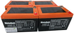 MotoBatt 6-DZM-12 48V 18Ah 6-DZF-12 csavaros ciklikus elektromos kerékpár akkumulátor (48V-18Ah-MotoBatt-6DZF15-Csavaros)