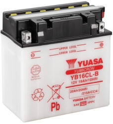 YUASA YB16CL-B 12V 19Ah sav nélküli száraz motor akkumulátor (YUASA-YB16CL-B)