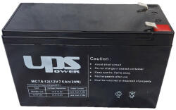 UPS Power 12V 7, 5Ah MC7.5-12 F2 zárt ólomsavas zselés akkumulátor (UPS-Power-MC7-5-12)