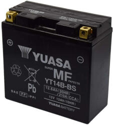 YUASA YT14B-BS 12V 12Ah 210A motor akkumulátor (Yuasa-YT14B-BS)