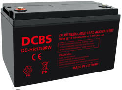 DCBS 12V 120Ah DC HR12390W Highrate / Longlife zárt ólomsavas zselés akkumulátor (DCBS-DC-HR12390W)