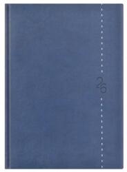 TopTimer Határidőnapló 2026 napi A/5 TOPTIMER Linea L021 fehér lapos kék (26T021L-004)