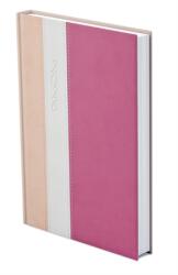 TopTimer Határidőnapló 2026 napi A/5 TOPTIMER Fashion F021 rózsa-fehér-mályva (26T021F-EFE)