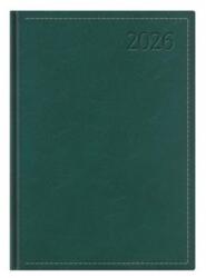 TopTimer Határidőnapló 2026 napi B/6 TOPTIMER Traditional T022 zöld (26T022T-006)