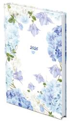 TopTimer Határidőnapló 2026 heti B/5 TOPTIMER Joy J011 fehér lapos Uv lakk Hortenzia (26T011J-204)