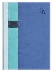 TopTimer Határidőnapló 2026 napi A/5 TOPTIMER Vario V021 kék-türkiz (26T021V-00T)