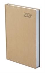 TopTimer Határidőnapló 2026 napi B/6 TOPTIMER Traditional T022 bézs (26T022T-007)