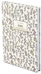 TopTimer Határidőnapló 2026 heti B/5 TOPTIMER Joy J011 fehér lapos Uv lakk Kis virág (T011J-203)