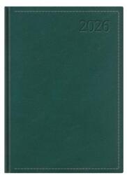 TopTimer Határidőnapló 2026 napi B/5 TOPTIMER Traditional T020 fehér lapos zöld (26T020T-006)