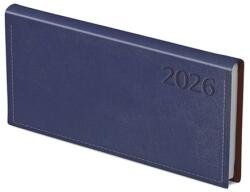 TopTimer Zsebnaptár 2026 heti fekvő TOPTIMER Traditional T030 fehér lapos kék (T030T-004)