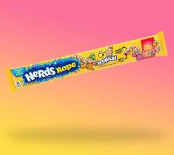  Wonka Nerds Rope Tropical trópusi gyümölcs ízű cukorkás gumicukor 26g - delfinbuvar