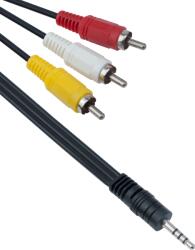 DeTech Аудио Кабел DeTech 3.5 - 3RCA 1.5m (18183)