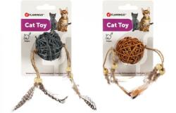 Flamingo Chayenne fonott labda tollakkal 1 db - csui