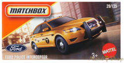 Mattel - Ford Police Interceptor - kisautó papírcsomagban (JBV94)