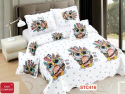East Comfort Cuverturi Cu 4 Fete De Perna, Bumbac 100%, Cod STC416