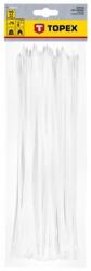 TOPEX Kábelkötegelő 44E979 4, 8x300 mm/75 db Fehér (44E979)