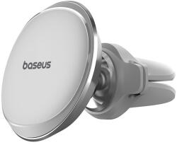 Baseus Magnetic szellőzőrácsra rögzíthető autós telefontartó, ezüst