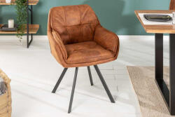 Lounger Design forgószék Joe világosbarna