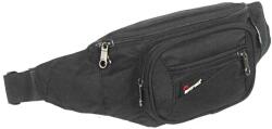 Adventurer Négy cipzáros fekete övtáska Adventurer (AT 538 fekete)