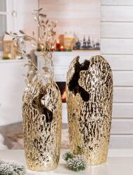  „Crepa arany hatású dekoratív váza - 27 cm