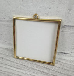  Öntapadós arany keret hímzéshez - négyzet