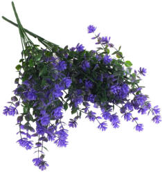 Papelito Gömbvirág csokor sötétlila 2db/csomag - virágdekorációhoz és koszorúhoz