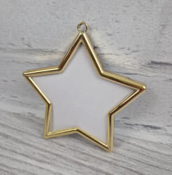  Öntapadós arany keret hímzéshez - csillag