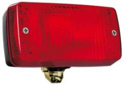 WESEM LA1.02004. Fiat P126 - egyébként univerzális- téglalap alaku hátsó ködlámpa. Izzó, és vezeték nélkül. Felfogatás: M8, -as csavarral. Méretei: 140x75x65mm. Teljes magasság: 88mm. LA1. tipuscsalád (LA1.